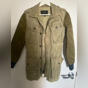 Two toned cargo jacket womens